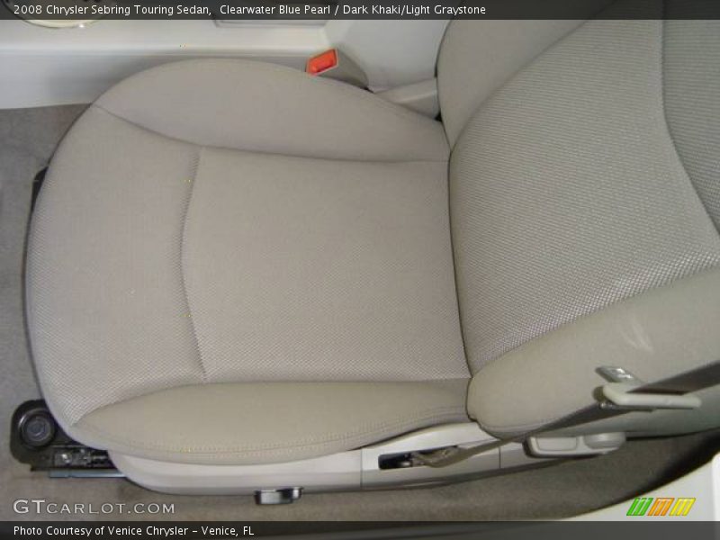 Clearwater Blue Pearl / Dark Khaki/Light Graystone 2008 Chrysler Sebring Touring Sedan