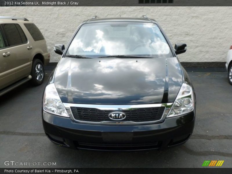 Midnight Black / Gray 2012 Kia Sedona LX