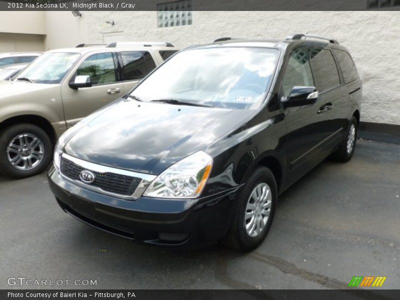 Midnight Black / Gray 2012 Kia Sedona LX