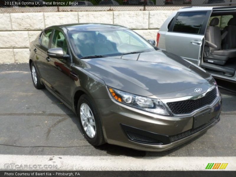 Metal Bronze / Beige 2011 Kia Optima LX