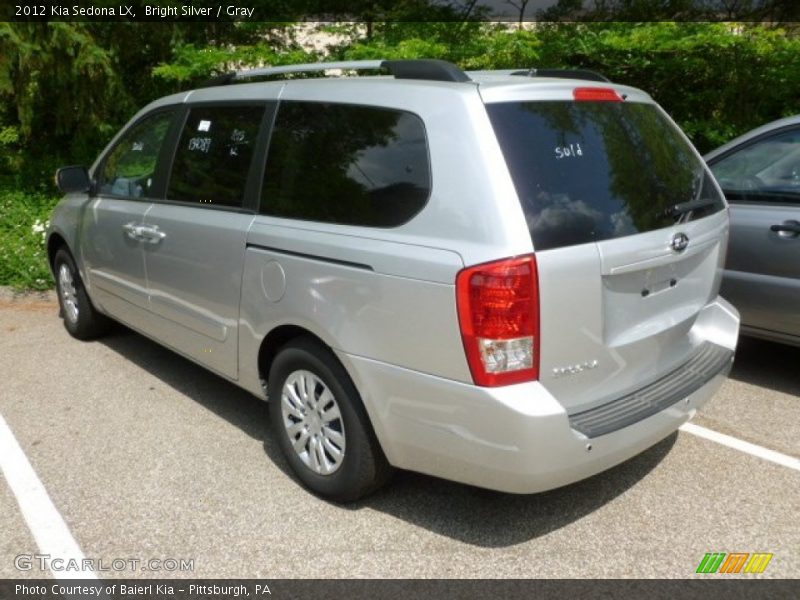 Bright Silver / Gray 2012 Kia Sedona LX