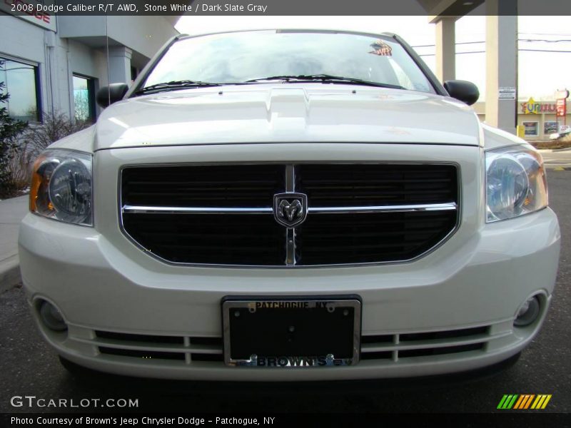 Stone White / Dark Slate Gray 2008 Dodge Caliber R/T AWD