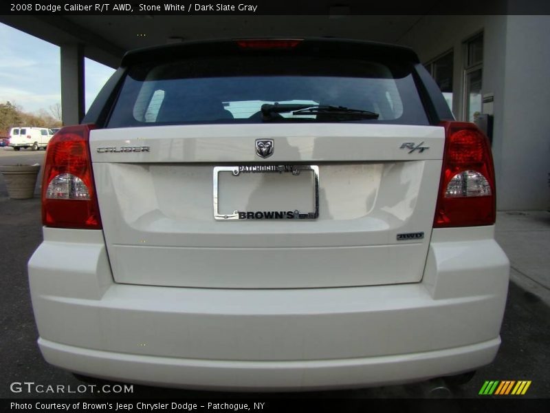 Stone White / Dark Slate Gray 2008 Dodge Caliber R/T AWD