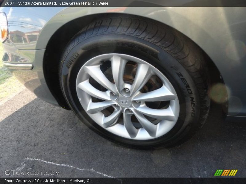 Sage Green Metallic / Beige 2007 Hyundai Azera Limited