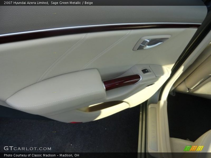Sage Green Metallic / Beige 2007 Hyundai Azera Limited