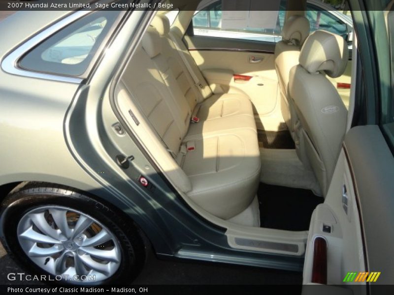 Sage Green Metallic / Beige 2007 Hyundai Azera Limited