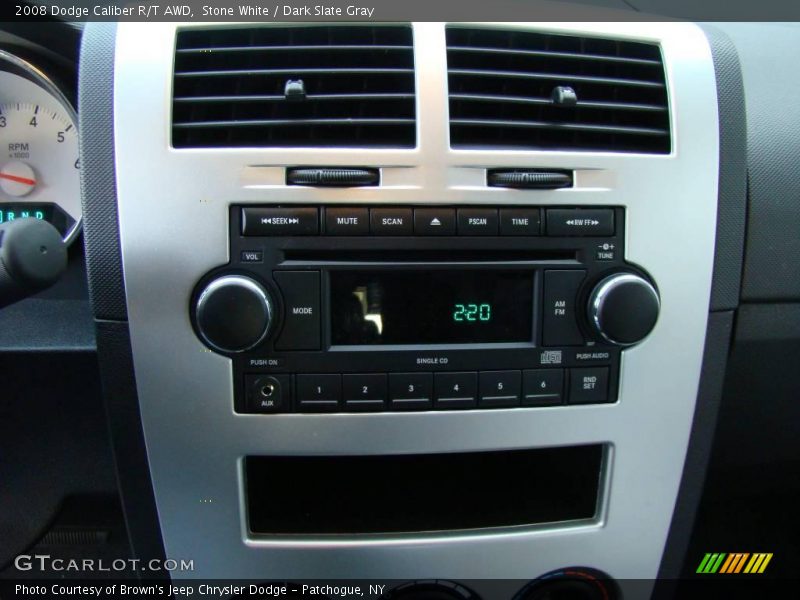 Stone White / Dark Slate Gray 2008 Dodge Caliber R/T AWD