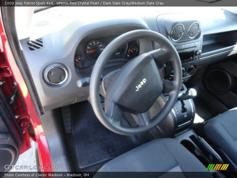 Inferno Red Crystal Pearl / Dark Slate Gray/Medium Slate Gray 2009 Jeep Patriot Sport 4x4