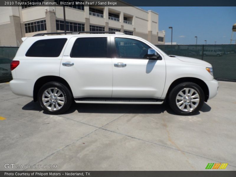  2010 Sequoia Platinum Blizzard White Pearl