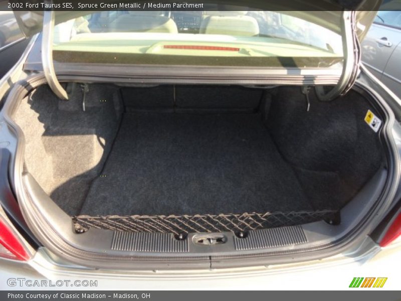 Spruce Green Metallic / Medium Parchment 2002 Ford Taurus SES