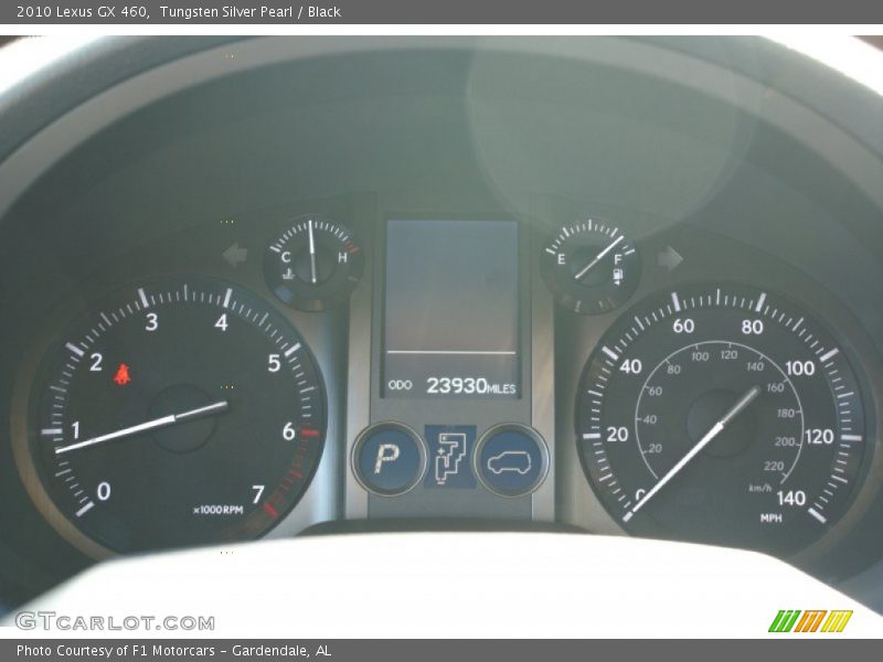 Tungsten Silver Pearl / Black 2010 Lexus GX 460