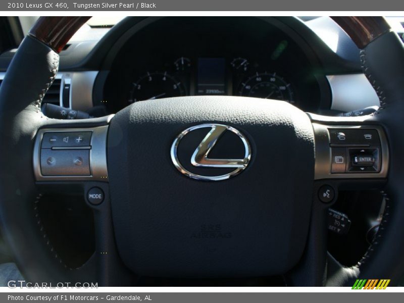 Tungsten Silver Pearl / Black 2010 Lexus GX 460