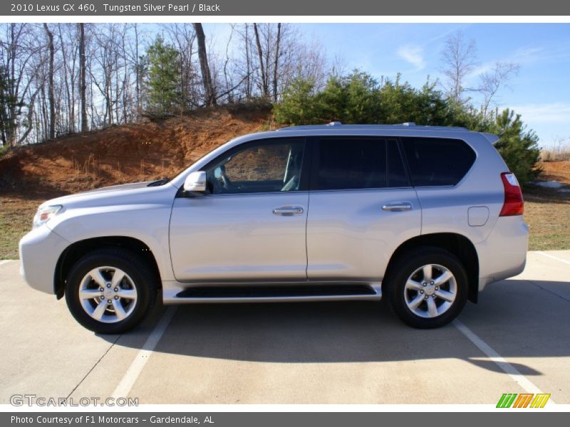 Tungsten Silver Pearl / Black 2010 Lexus GX 460