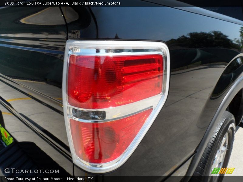 Black / Black/Medium Stone 2009 Ford F150 FX4 SuperCab 4x4
