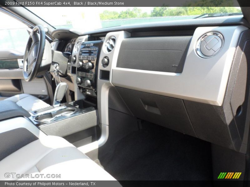 Black / Black/Medium Stone 2009 Ford F150 FX4 SuperCab 4x4