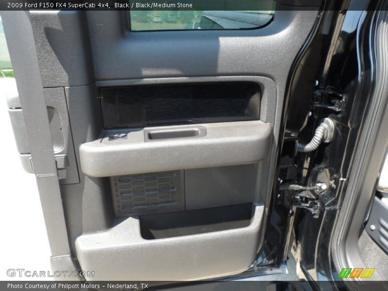 Black / Black/Medium Stone 2009 Ford F150 FX4 SuperCab 4x4
