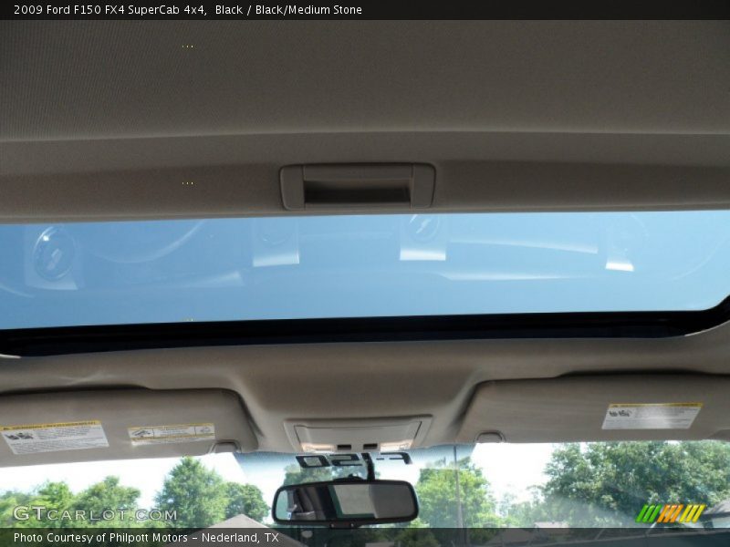 Black / Black/Medium Stone 2009 Ford F150 FX4 SuperCab 4x4