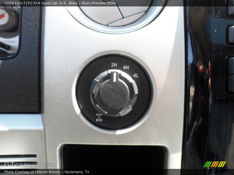 Black / Black/Medium Stone 2009 Ford F150 FX4 SuperCab 4x4