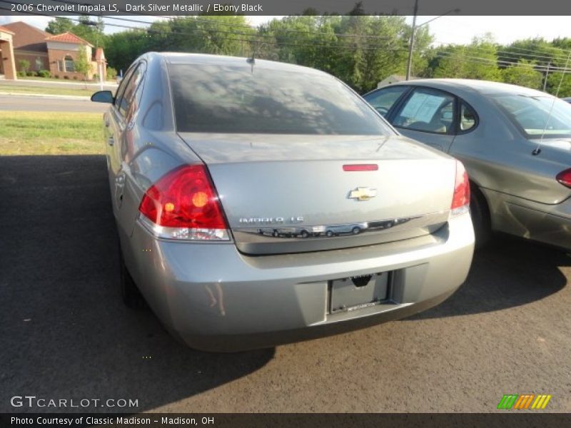 Dark Silver Metallic / Ebony Black 2006 Chevrolet Impala LS