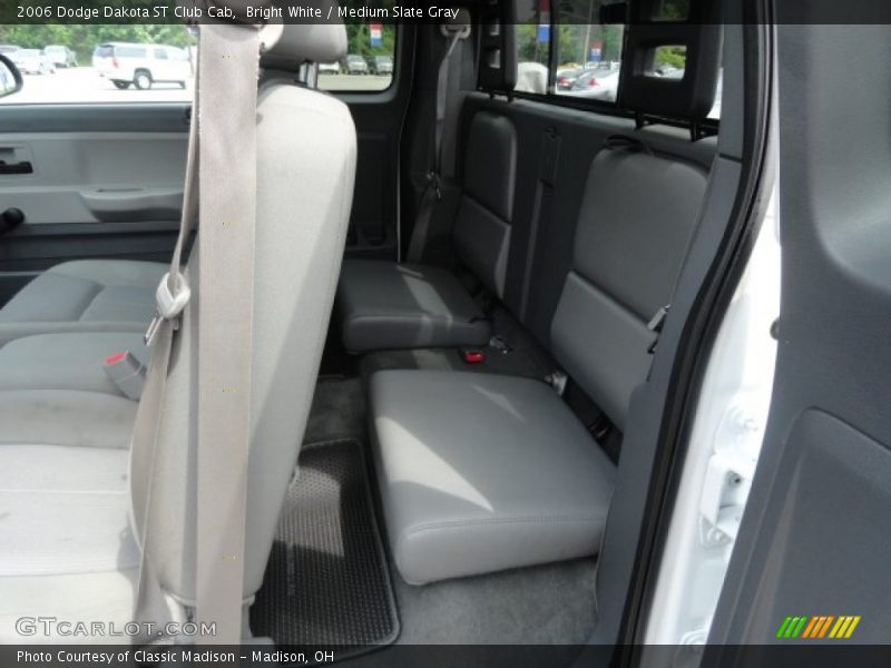 Bright White / Medium Slate Gray 2006 Dodge Dakota ST Club Cab