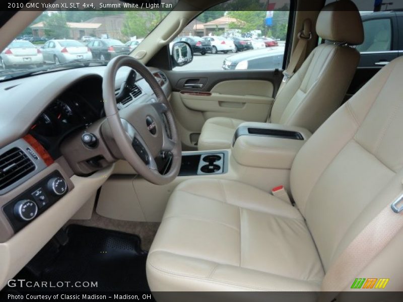 Summit White / Light Tan 2010 GMC Yukon XL SLT 4x4