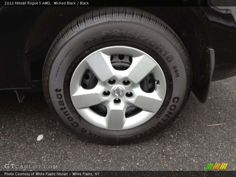 Wicked Black / Black 2011 Nissan Rogue S AWD