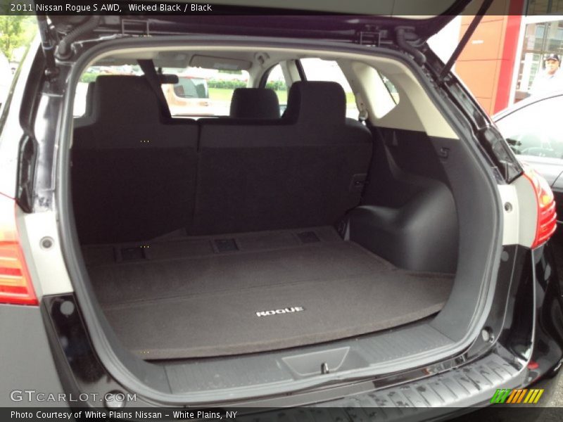 Wicked Black / Black 2011 Nissan Rogue S AWD