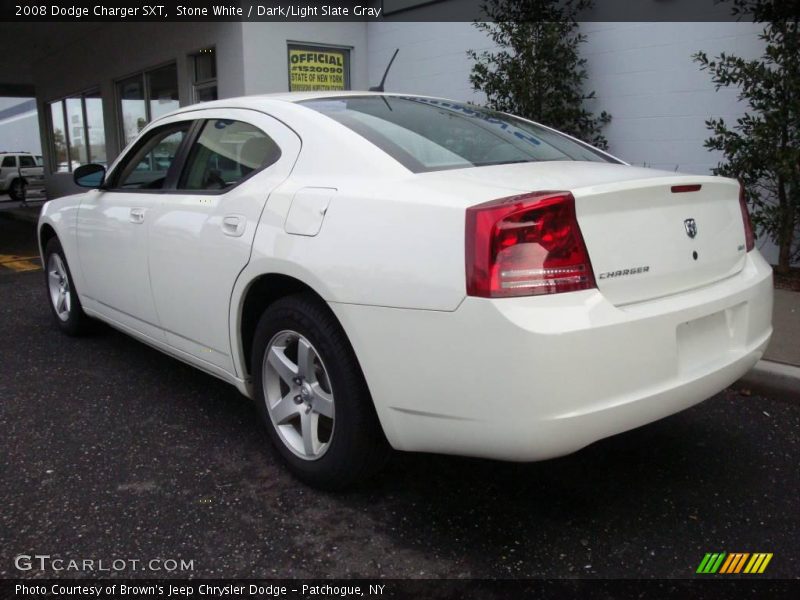 Stone White / Dark/Light Slate Gray 2008 Dodge Charger SXT