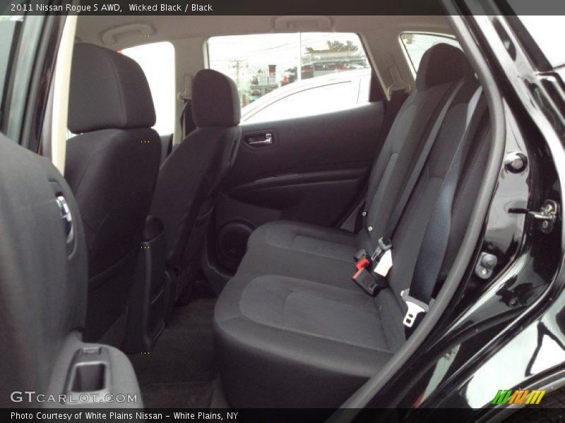 Wicked Black / Black 2011 Nissan Rogue S AWD