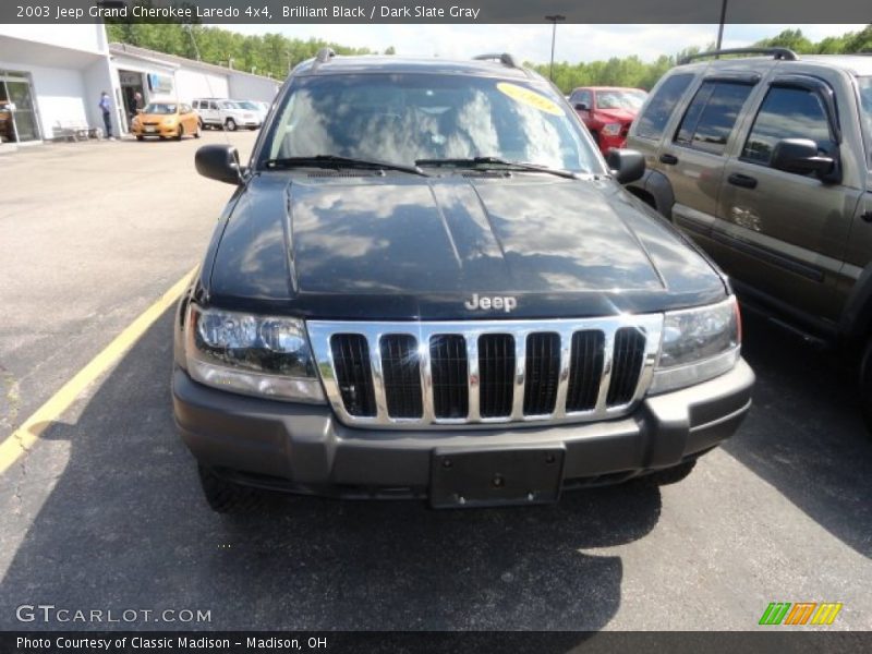 Brilliant Black / Dark Slate Gray 2003 Jeep Grand Cherokee Laredo 4x4