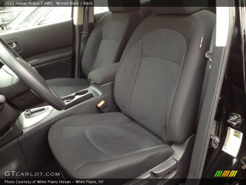 Wicked Black / Black 2011 Nissan Rogue S AWD