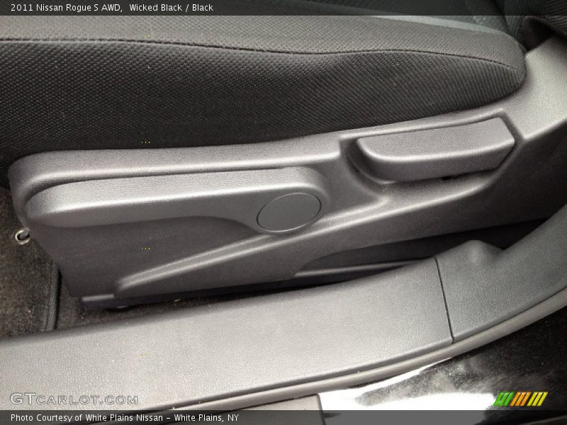 Wicked Black / Black 2011 Nissan Rogue S AWD