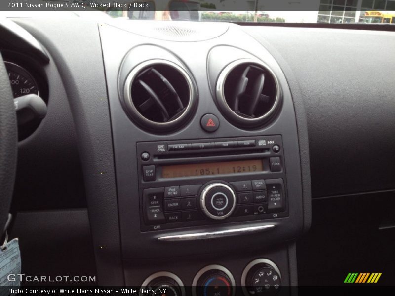 Wicked Black / Black 2011 Nissan Rogue S AWD