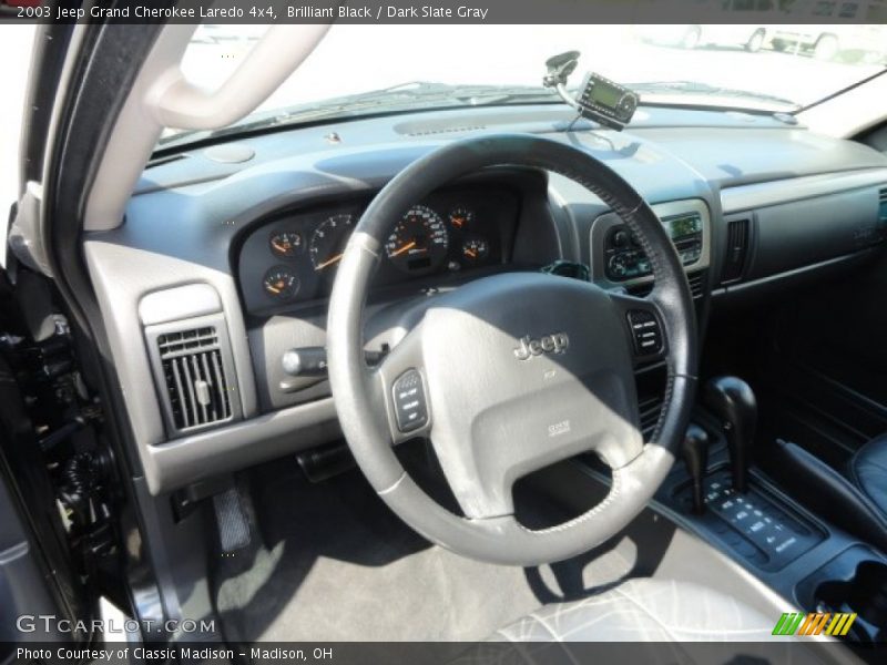 Brilliant Black / Dark Slate Gray 2003 Jeep Grand Cherokee Laredo 4x4