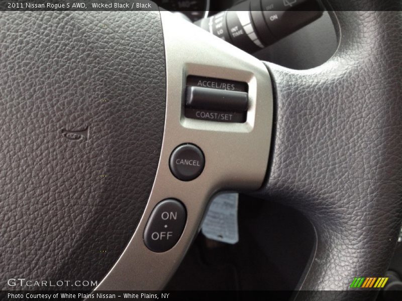 Wicked Black / Black 2011 Nissan Rogue S AWD