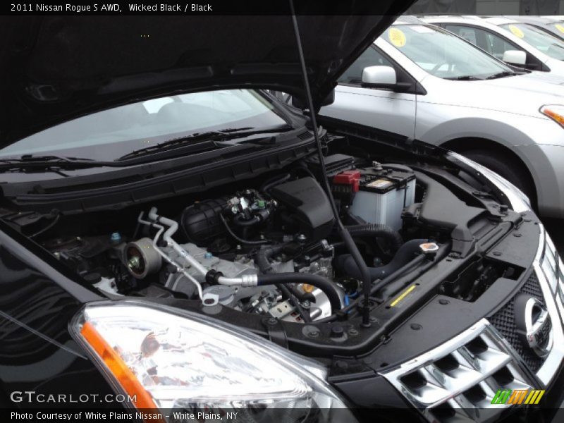 Wicked Black / Black 2011 Nissan Rogue S AWD