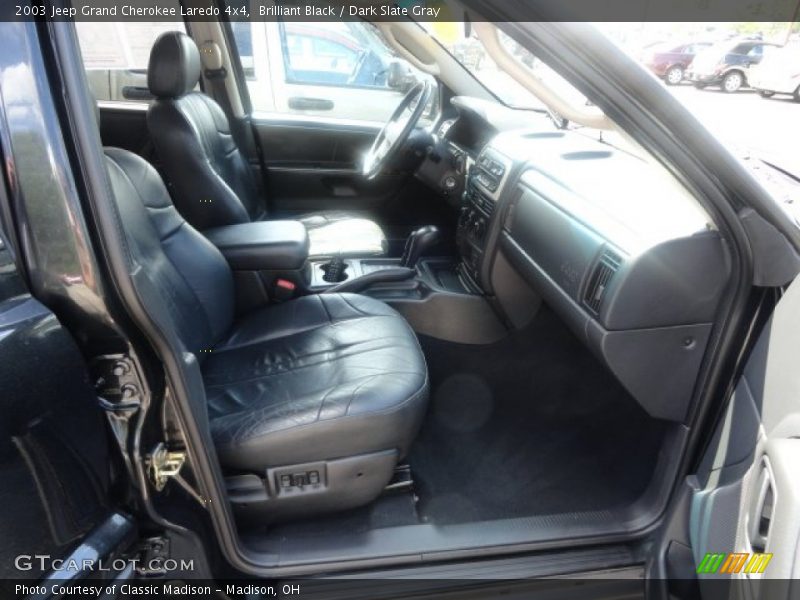 Brilliant Black / Dark Slate Gray 2003 Jeep Grand Cherokee Laredo 4x4