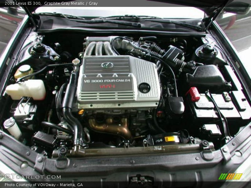 Graphite Gray Metallic / Gray 2001 Lexus ES 300
