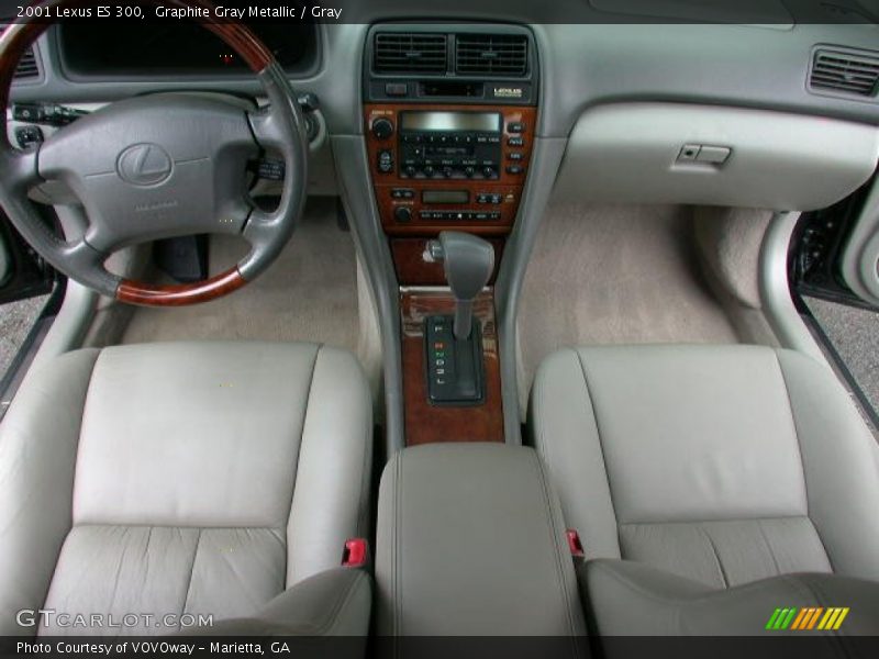 Graphite Gray Metallic / Gray 2001 Lexus ES 300