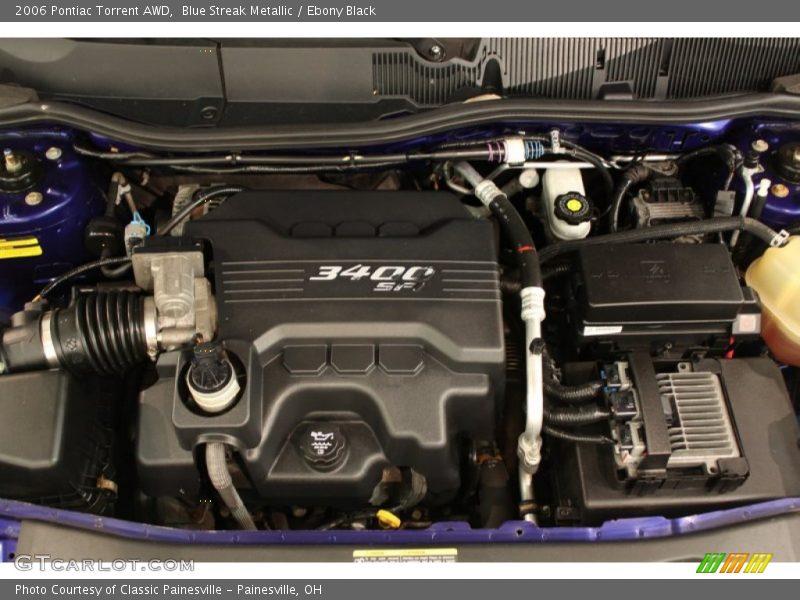 Blue Streak Metallic / Ebony Black 2006 Pontiac Torrent AWD