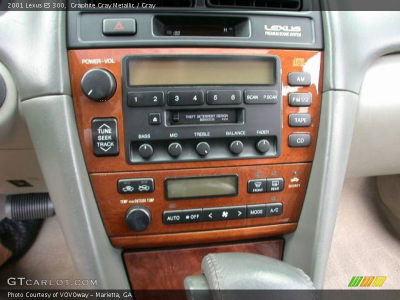 Graphite Gray Metallic / Gray 2001 Lexus ES 300