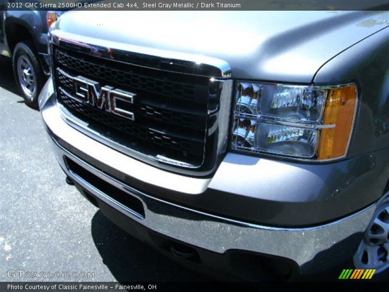 Steel Gray Metallic / Dark Titanium 2012 GMC Sierra 2500HD Extended Cab 4x4