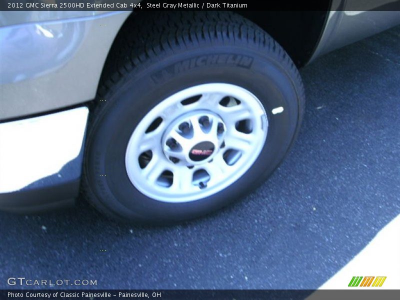 Steel Gray Metallic / Dark Titanium 2012 GMC Sierra 2500HD Extended Cab 4x4