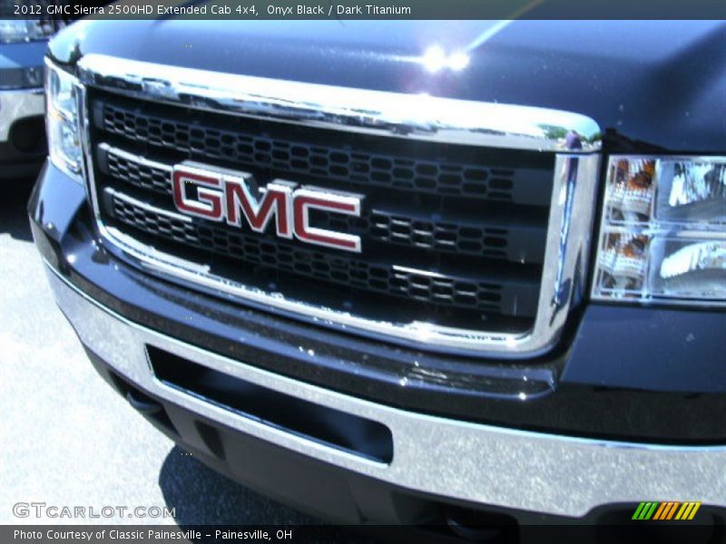 Onyx Black / Dark Titanium 2012 GMC Sierra 2500HD Extended Cab 4x4