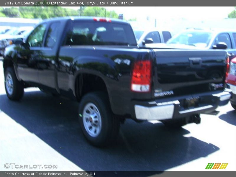 Onyx Black / Dark Titanium 2012 GMC Sierra 2500HD Extended Cab 4x4