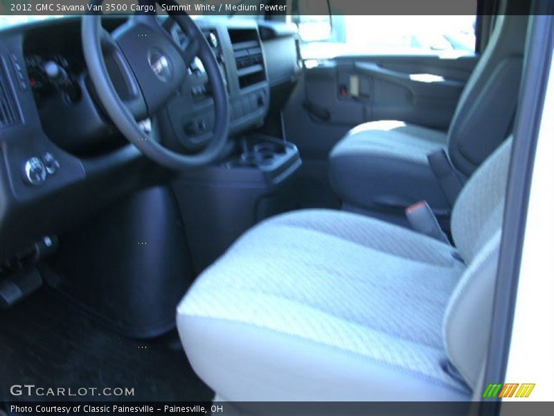 Summit White / Medium Pewter 2012 GMC Savana Van 3500 Cargo