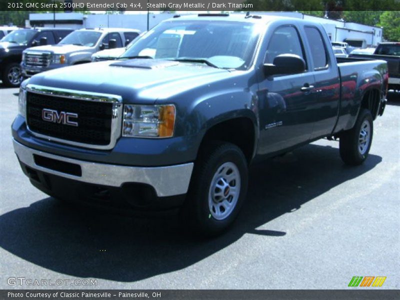 Stealth Gray Metallic / Dark Titanium 2012 GMC Sierra 2500HD Extended Cab 4x4
