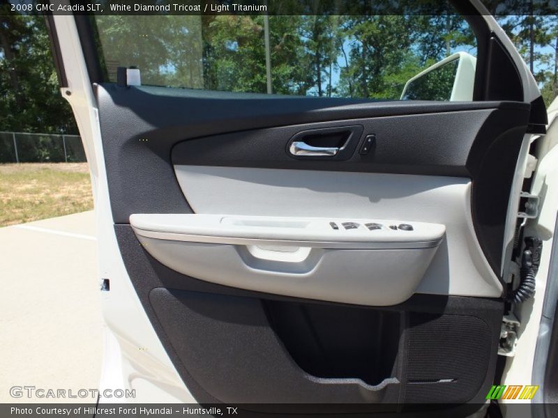 White Diamond Tricoat / Light Titanium 2008 GMC Acadia SLT