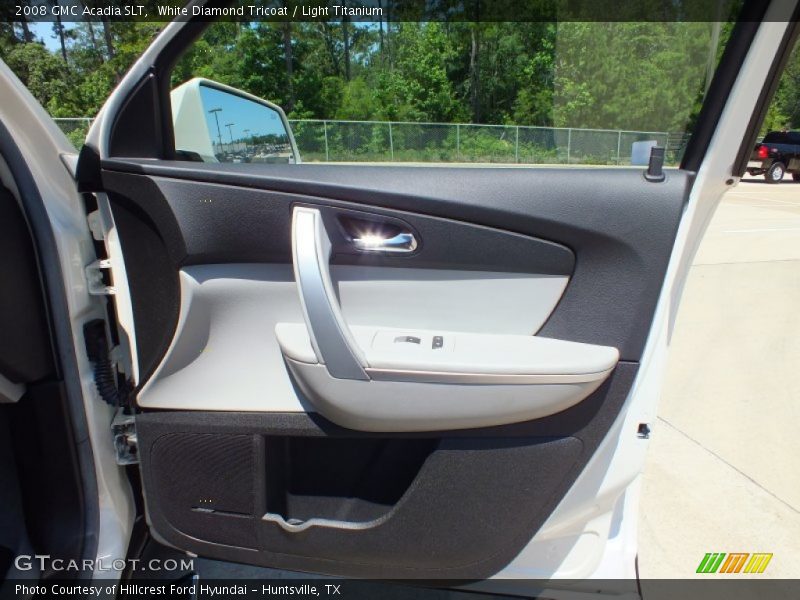 White Diamond Tricoat / Light Titanium 2008 GMC Acadia SLT