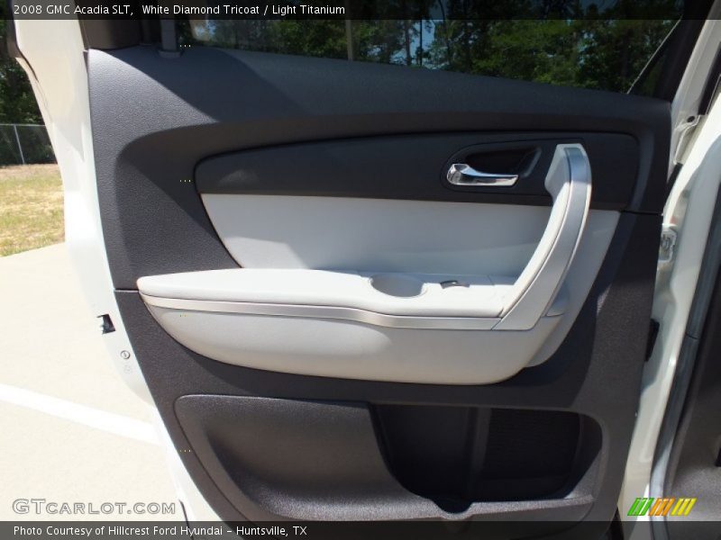 White Diamond Tricoat / Light Titanium 2008 GMC Acadia SLT